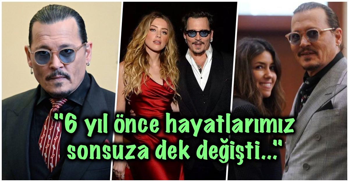 Amber Heard'e Açtığı Tazminat Davasını Alnının Teriyle Kazanan Johnny Depp'ten İlk Açıklama Geldi!