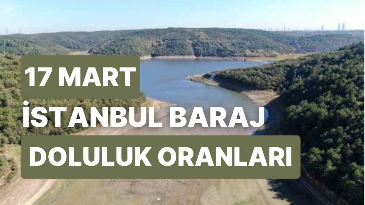 17 Mart Cuma İstanbul Baraj Doluluk Oranlarında Son Durum: İstanbul’da Barajların Yüzde Kaçı Dolu?