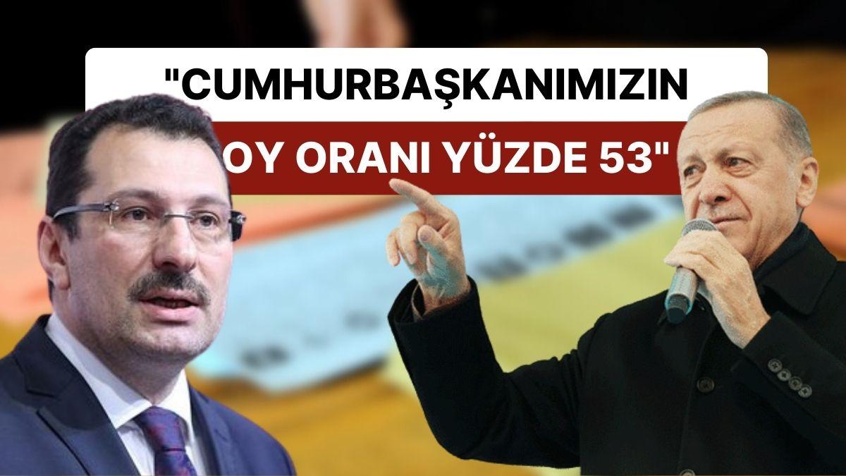 AK Parti Seçim İşleri Lideri Yavuz Kendi Anketlerini Açıkladı: "Cumhurbaşkanımızın Oy Oranı Yüzde 53"