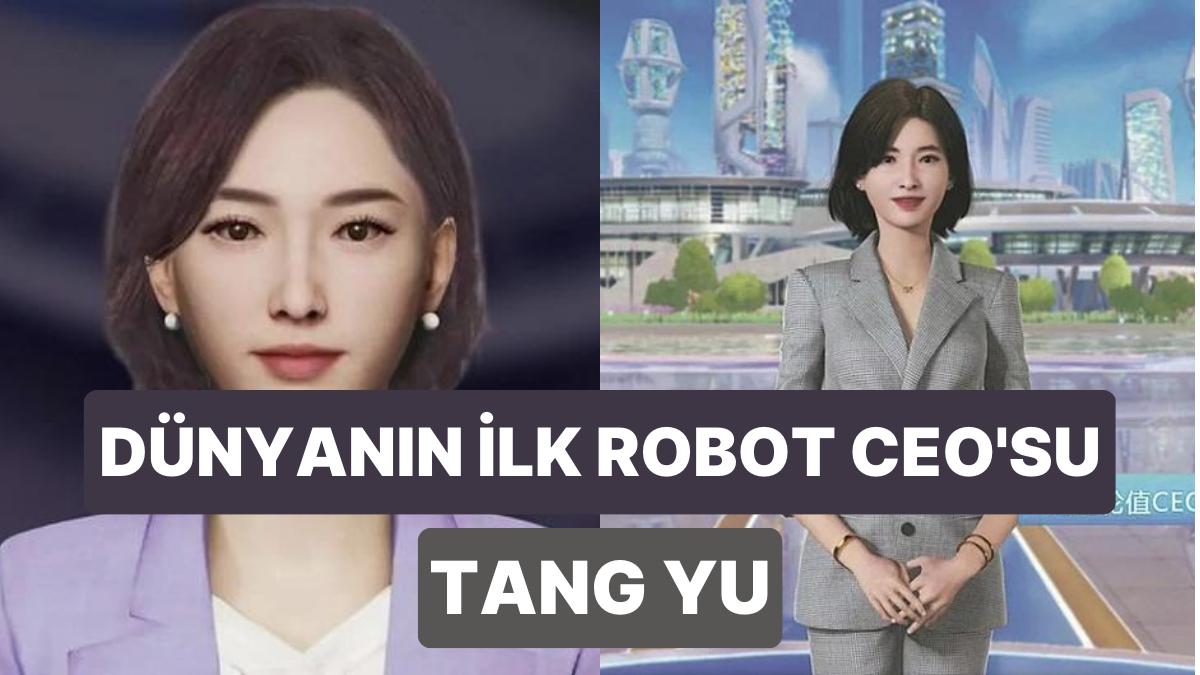 Dünyanın Birinci Yapay Zekaya Sahip Robot CEO'su Tang Yu Sayesinde Şirketin Payları Uçtu!