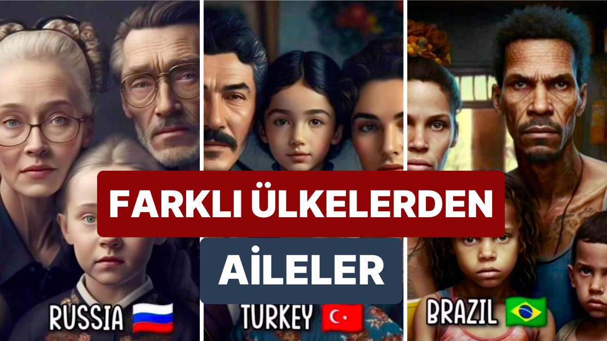 Dünyanın Dört Bir Yanından Ailelerin Nasıl Göründüğünü Resmeden Sanatçı