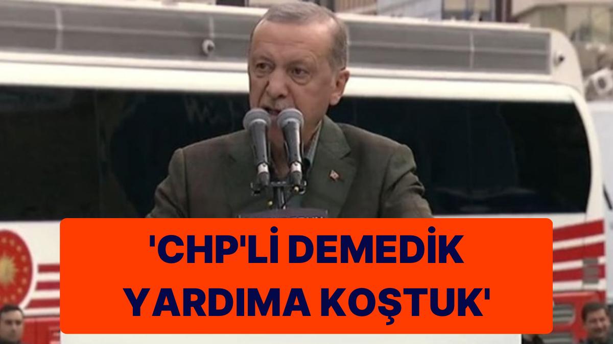 Erdoğan Sarsıntı Bölgesinde CHP’li Belediyeleri Gaye Aldı: ‘Hani Neredeler?’