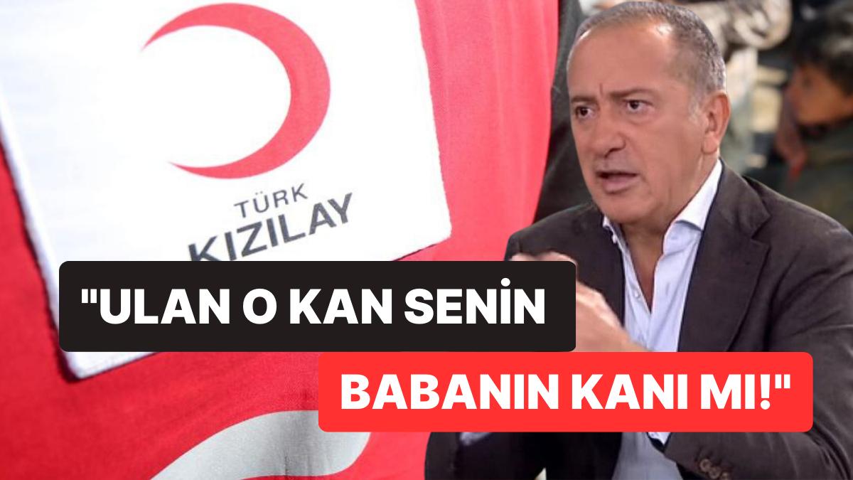 Fatih Altaylı, Kızılay Lider Yardımcısı Murat Ellialtı'ya Sert Çıktı: "Ulan O Kan Senin Babanın Kanı mı!"