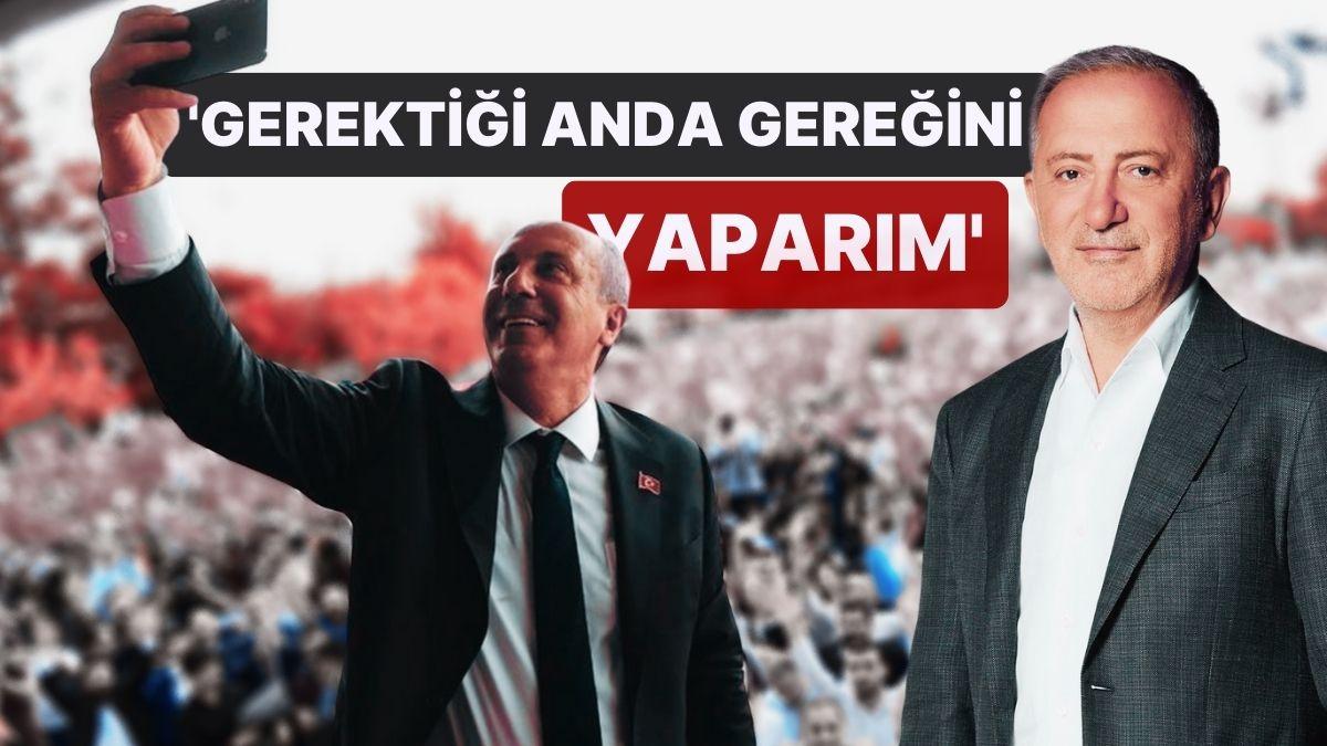 Fatih Altaylı, Muharrem İnce'nin Seçim Stratejisini Yazdı: 'Günü Geldiğinde Kemal Beyefendi Lehine Çekilirim'