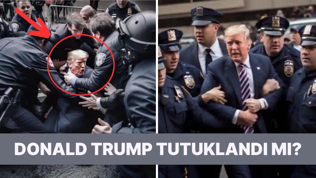 Herkes Bu Kareleri Konuşuyor: Donald Trump'ın Tutuklandığı Tezi Gündeme Bomba Üzere Düştü!