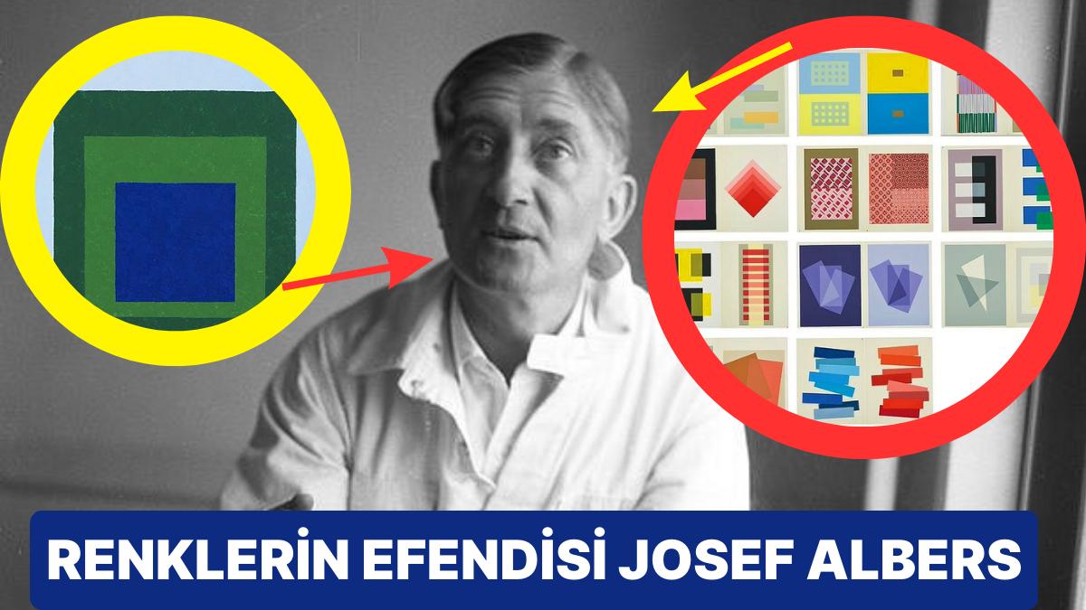 'Hiçbir Renk Göründüğü Üzere Değildir, Hepsi Aldatıcır" Diyen Sanatçı Josef Albers ve Hayatı