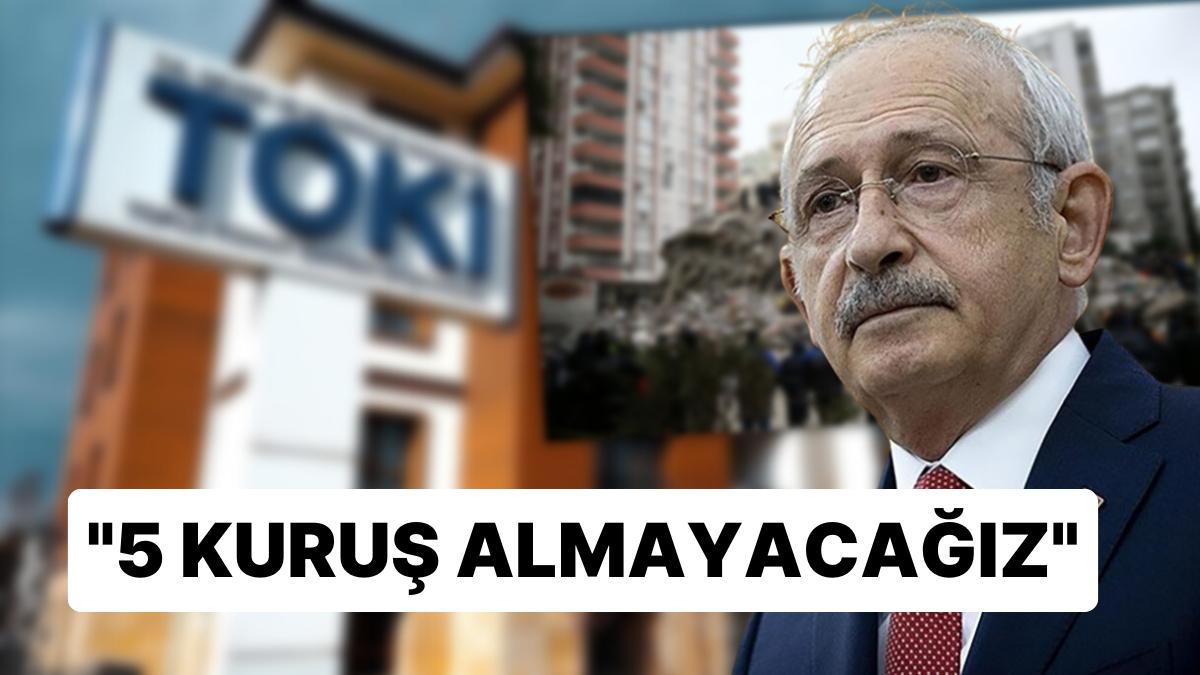 Kılıçdaroğlu Argümanlı Konuştu, Depremzedelere 'Ücretsiz Ev' Vadetti