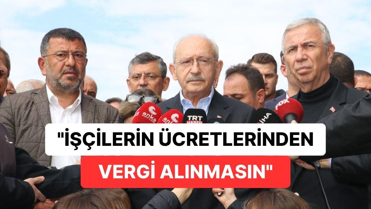 Kılıçdaroğlu Zelzele Bölgesinden Davette Bulundu: "İşçilerin Fiyatlarından Vergi Alınmasın"