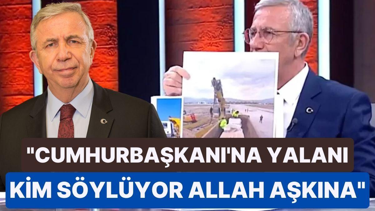 Mansur Yavaş, Hatay Havaalanı'nda Yaşananları Fotoğraflarıyla Anlattı