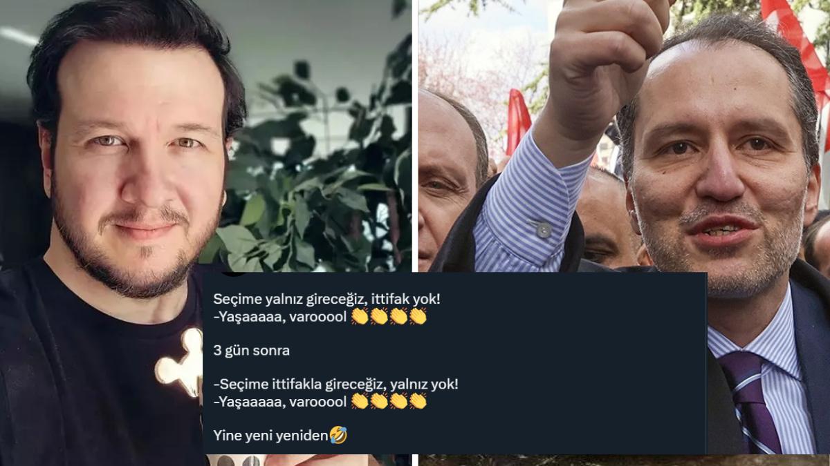 Şahan Gökbakar Tekrar Refah Partisi ile Dalga Geçti