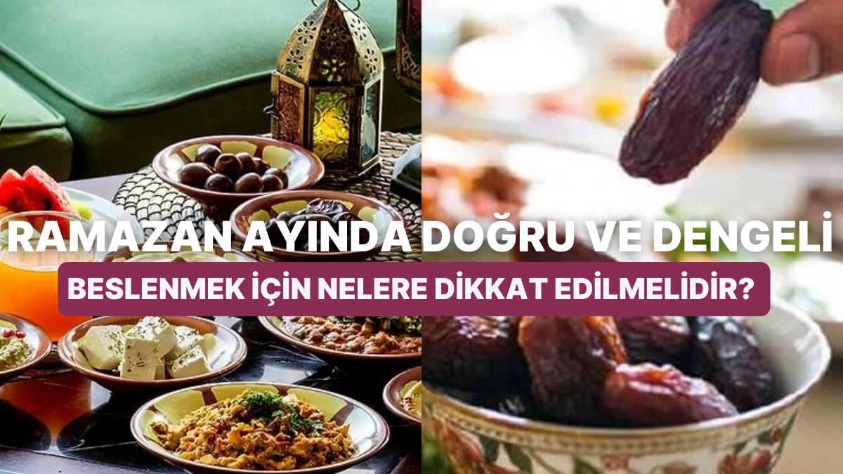 Sıhhat Bakanlığının Ramazan Ayında Oruç Tutanlar İçin Tavsiye Ettiği İstikrarlı ve Sağlıklı Beslenme Tüyoları