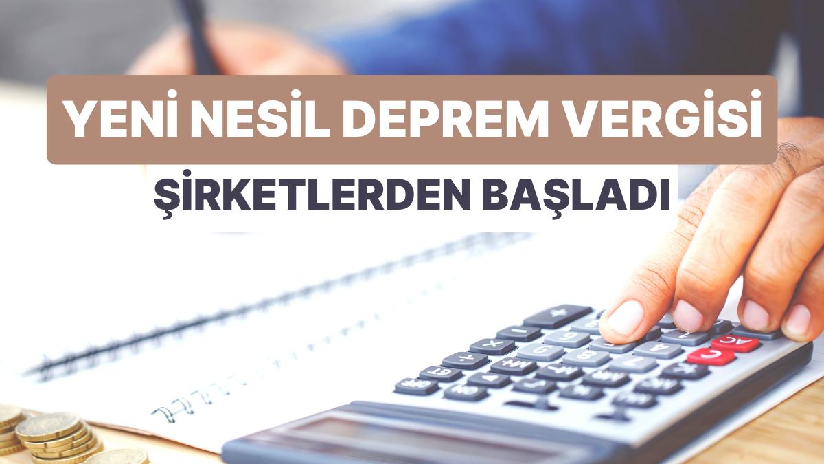 Yeni Model Zelzele Vergisi Şirketlerden mi Başladı? Kurumlar Vergisine "Ek" Gelmesi Eleştirildi