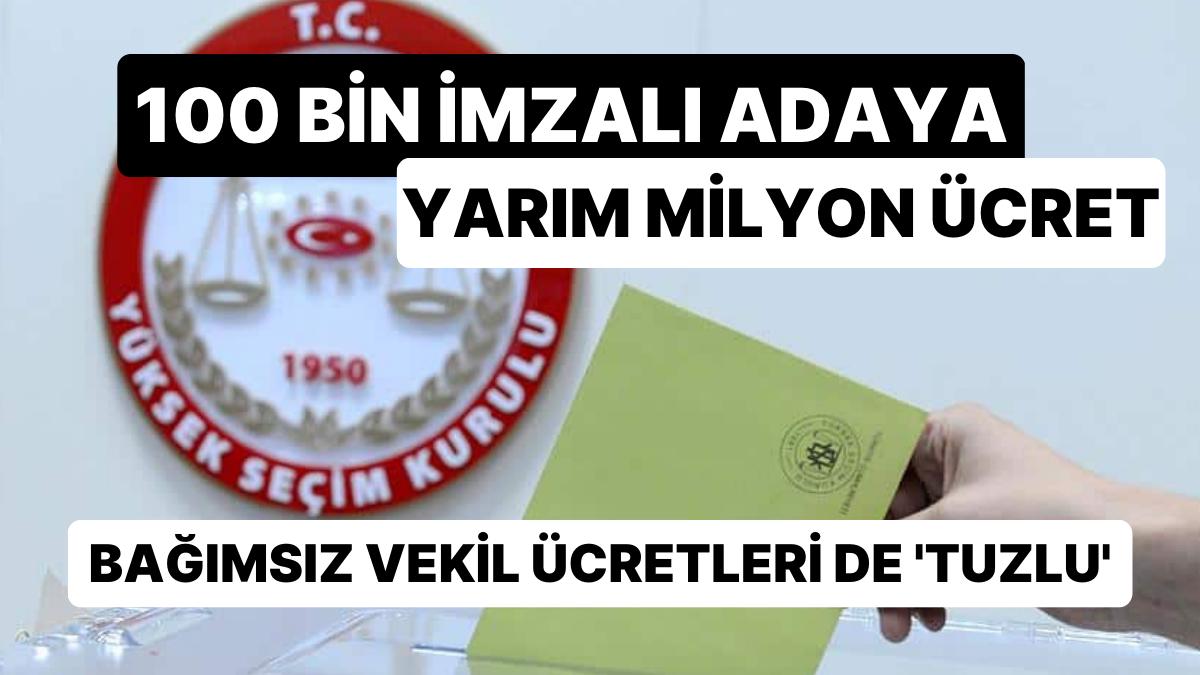 YSK, Cumhurbaşkanlığı ve Milletvekili Adaylık Fiyatlarını Açıkladı