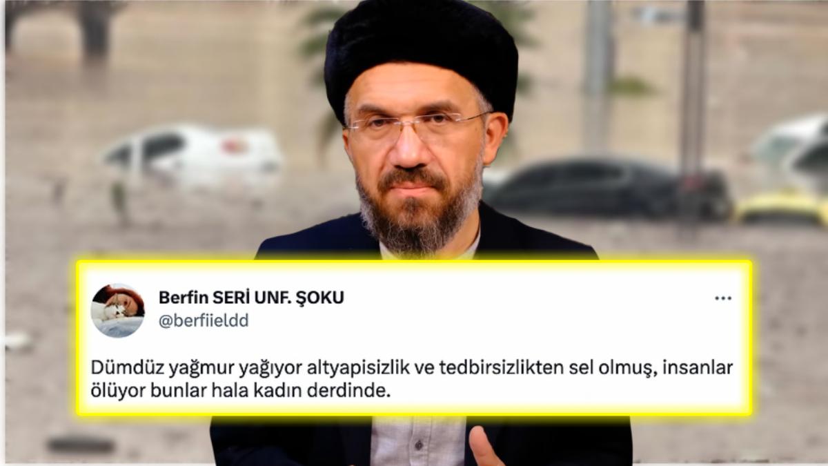 Zelzele ve Sel Felaketlerini Bayan Haklarına Bağlayan İlahiyatçı İhsan Şenocak Yansıların Odağında!