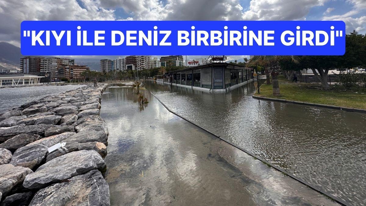 Zelzelelerin Akabinde İskenderun Kıyısı 1 Metre Çöktü: "Kıyı ile Deniz Birbirine Girdi"