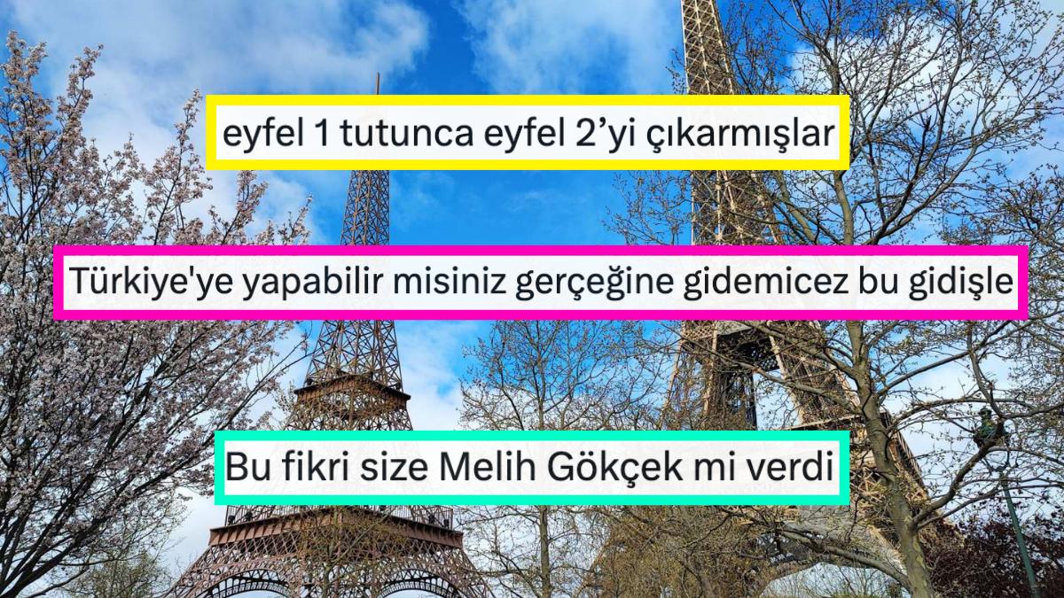 Eyfel Kulesi'nin 200 Metre İlerisine İnşa Edilen Gizemli 'Bebek Kule' Goygoycuların Lisanına Düştü!