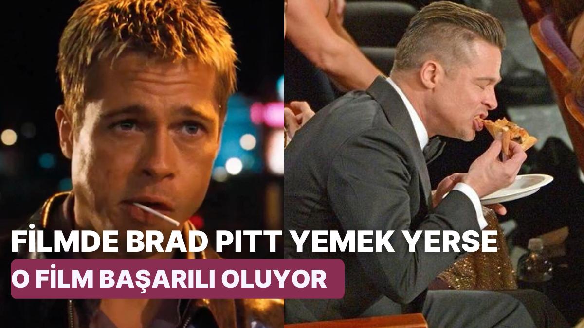 Hem Yiyor Hem de İzletiyor: Brad Pitt Sinemalarında Neden Daima Yemek Yiyor?