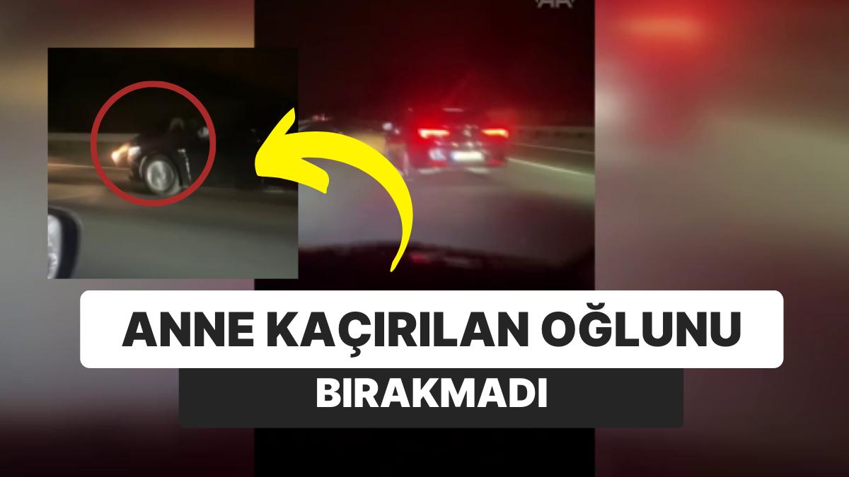 Kaçırılan Oğlu İçin Aracın Önüne Tutunan Anne 40 km Gitti