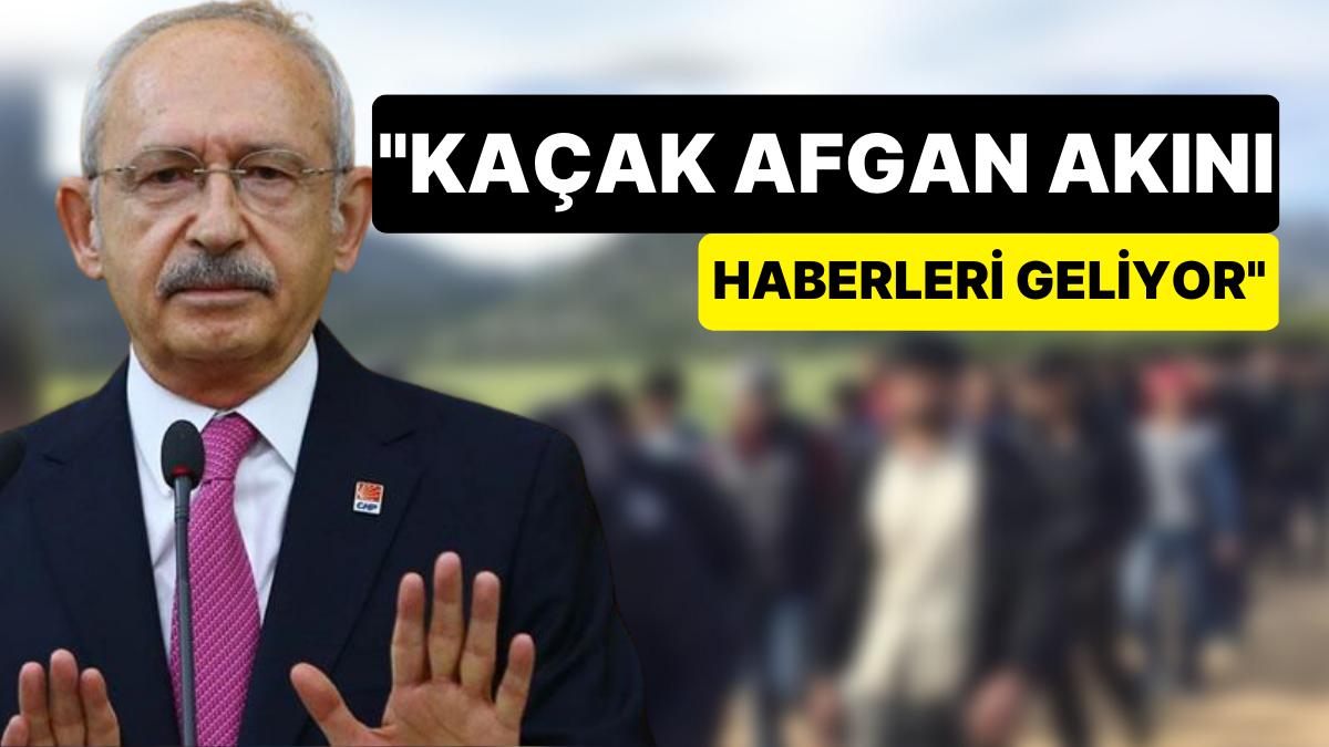 Kılıçdaroğlu'ndan Askerlere Afgan Kaçak Uyarısı