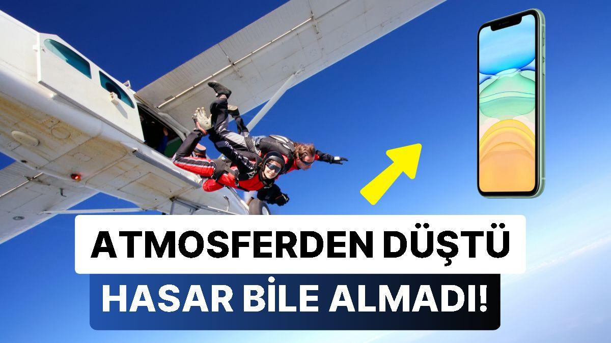 Atmosfer Yüksekliğindeyken Ezkaza Aşağı iPhone Düşüren Paraşütçü Yüreğinizi Ağzınıza Getirecek!