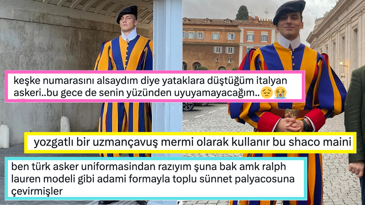 Beğendiği İsviçreli Askeri Twitter'da Paylaştığına Bin Pişman Edilen Bayan ve Kullanıcıların Efsane Cevapları!