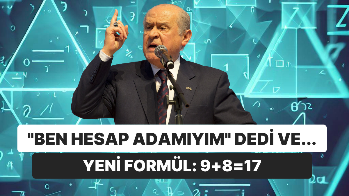 "Ben Hesap Adamıyım" Diyen Devlet Bahçeli Kürsüden Yeniden Formül Verdi