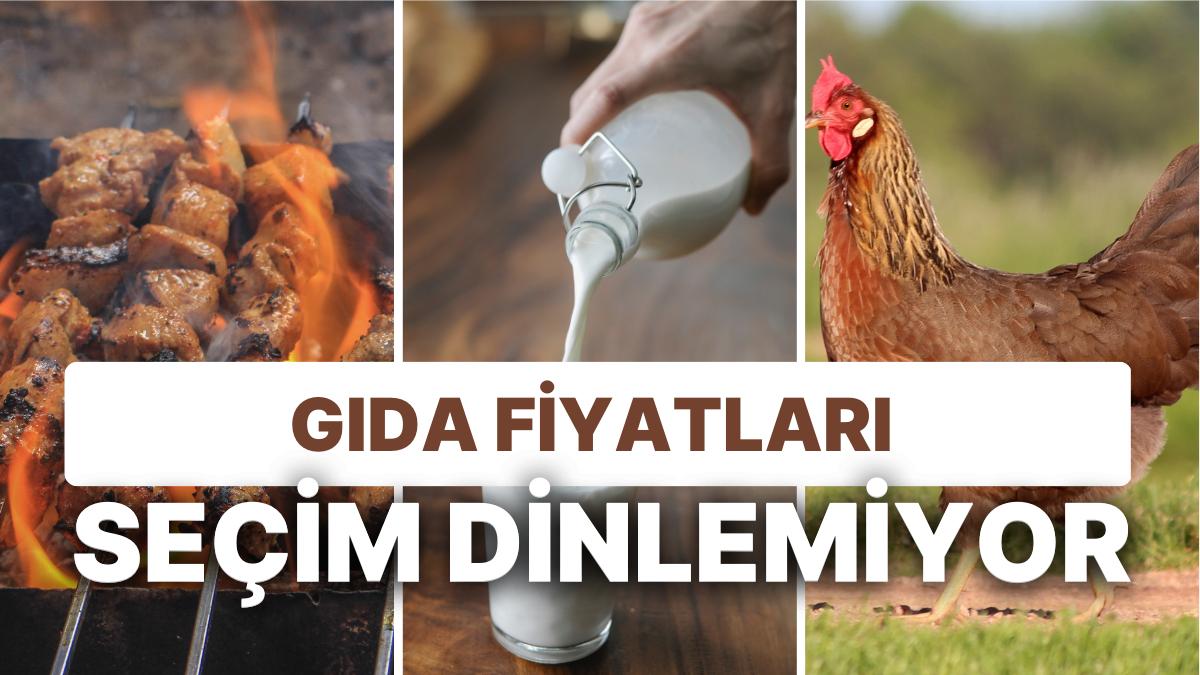 Besin Enflasyonu Gümbür Gümbür Geliyor! Yalnızca Et Değil, Sütten Zeytine, Tavuk Fiyatlarında Artış Göründü!