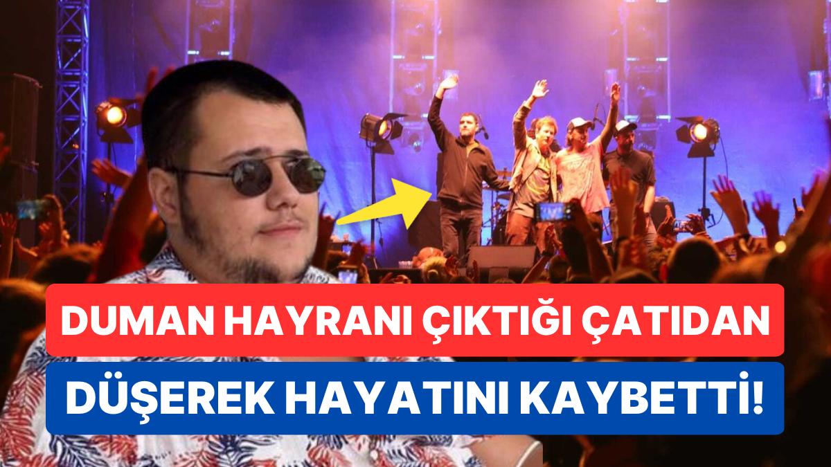 Bir Genç İzmir'de Duman Konserini Dinlemek İçin Çıktığı Çatıdan Düşerek Hayatını Kaybetti!