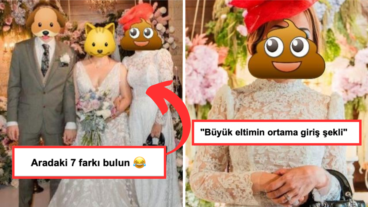 Böylesi Düşman Başına: Gelinlik Giyerek Düğüne Gelen "Gelinin Arkadaşı" Toplumsal Medyada Alay Konusu Oldu!