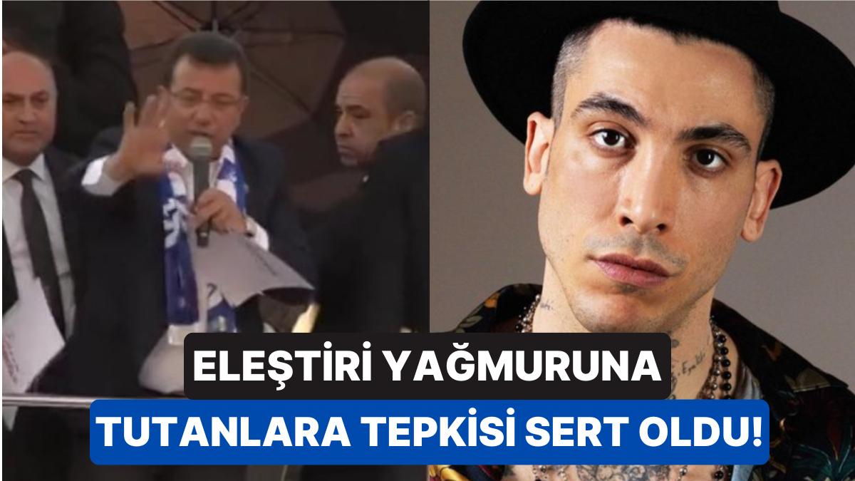 Ekrem İmamoğlu'nun Dün Yaşadıkları Üzerine Attığı Tweeti Eleştirenlere Can Bonomo'dan Karşılık Geldi!