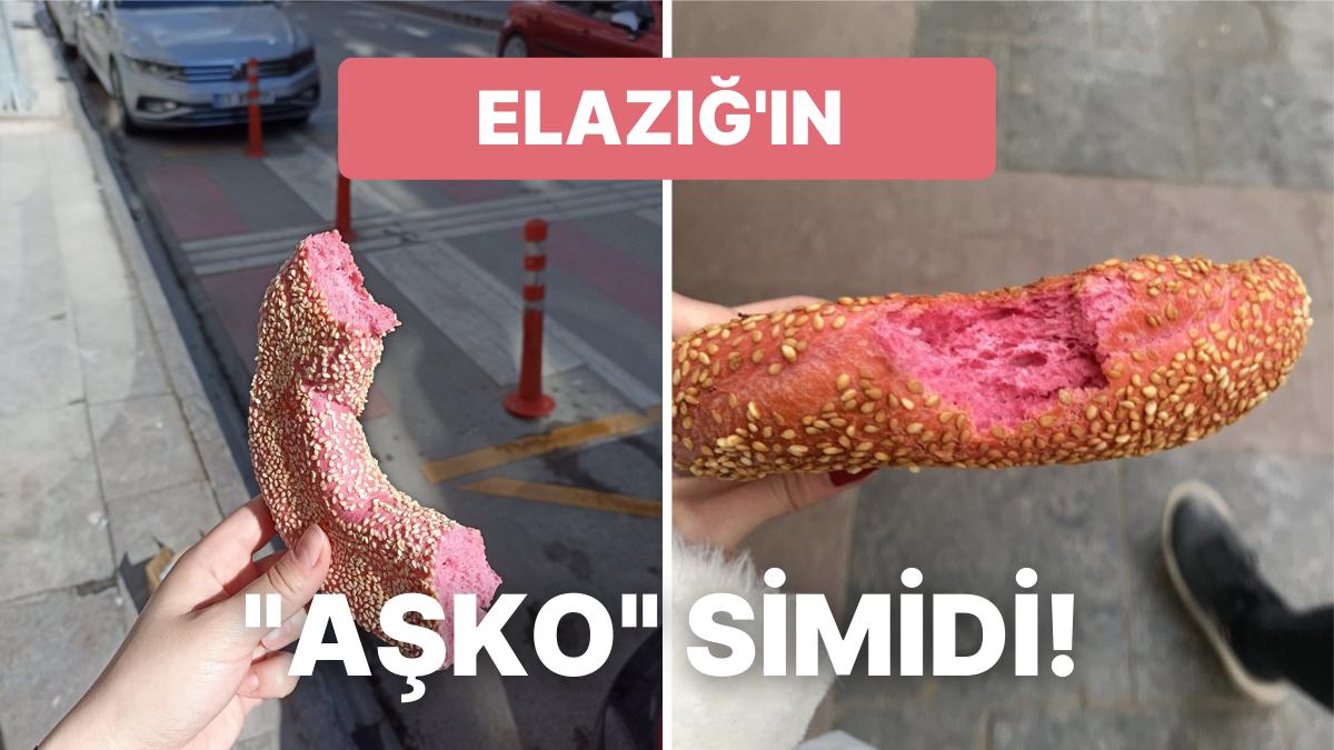 Elazığ'ın Meşhur Frambuazlı Pembe Simidi "Aşko Simit" Toplumsal Medyada Büyük İlgi Gördü