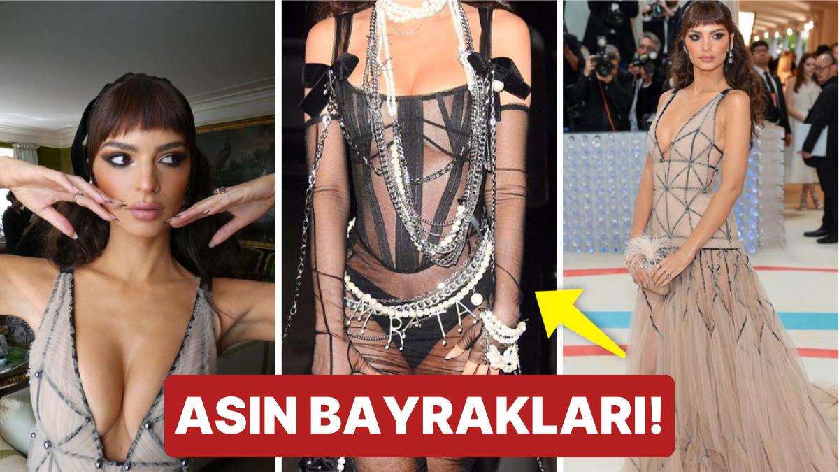 Emrata'nın MET Gala'da Adeta Kasıp Kavurduğu Kıyafetin Ünlü Türk Tasarımcıya İlişkin Olduğu Ortaya Çıktı