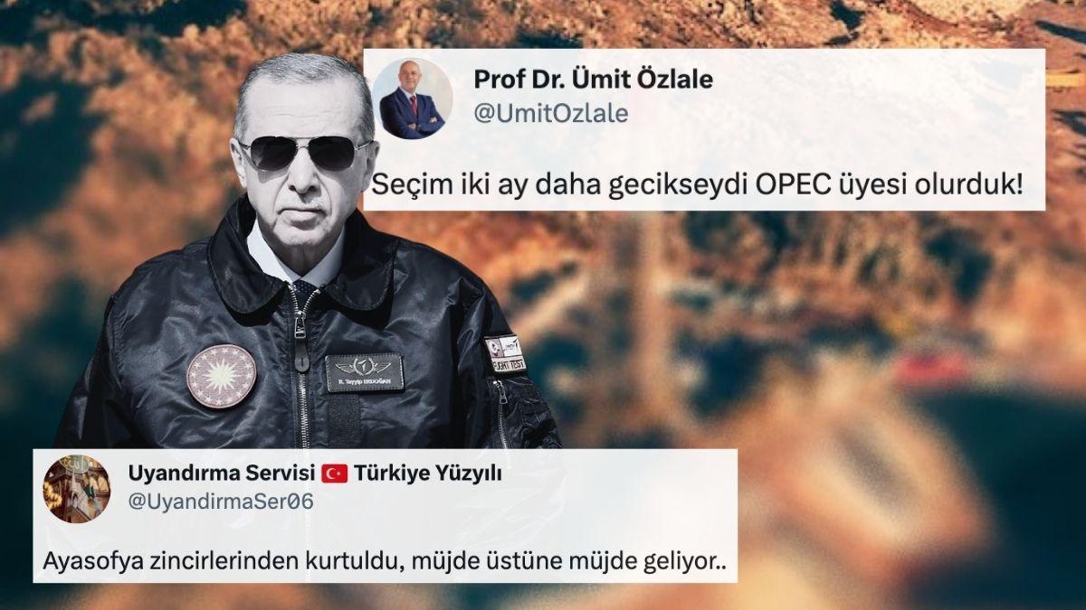 Erdoğan'ın Seçim Üzeri Petrol 'Müjdesi' Toplumsal Medyanın Gündeminde!