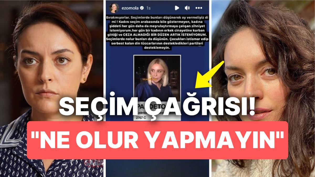 Ezgi Mola'dan Bayanlara Seçim Daveti: "Geleceğimiz İçin Yapmayın Bunu"