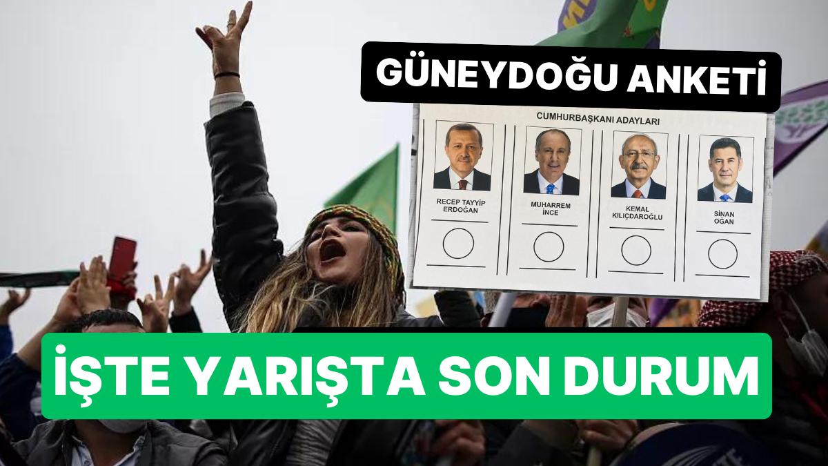 Güneydoğu’da Kapsamlı Seçim Anketi: İşte Adayların Oy Oranları