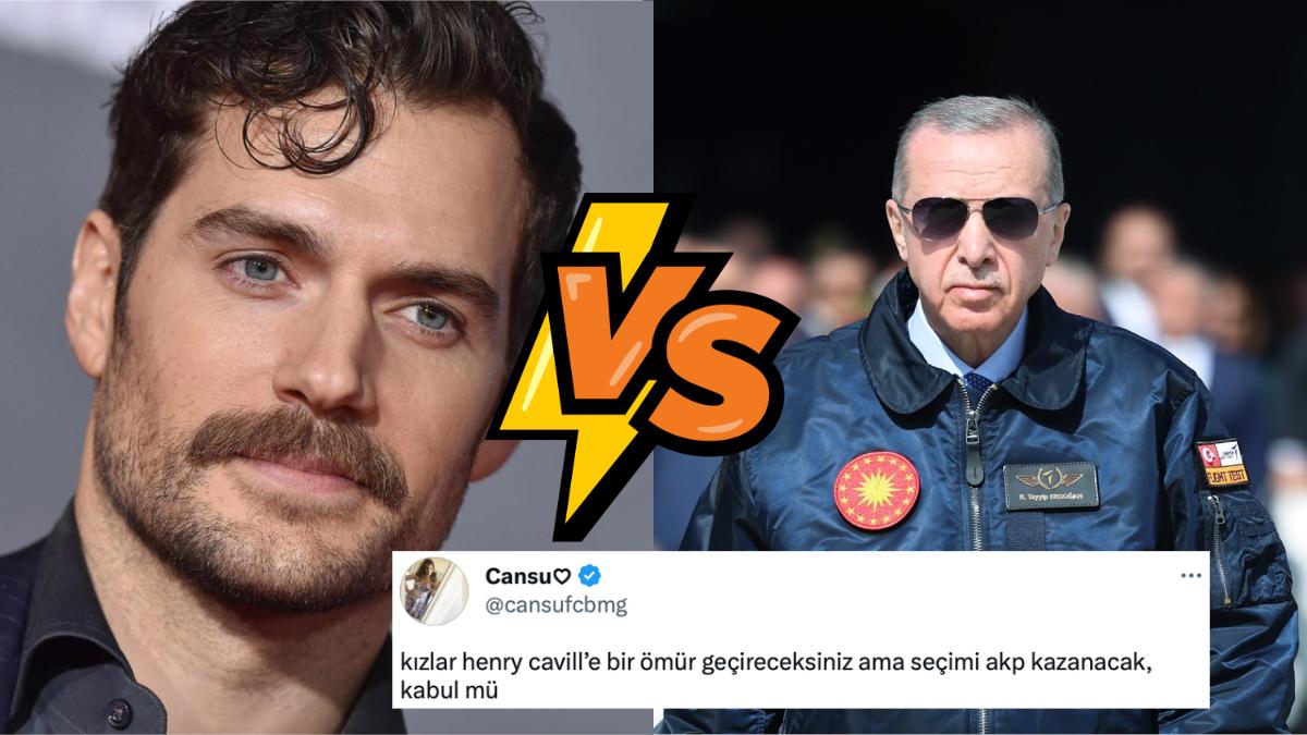 "Henry Cavill'la Bir Ömür mü Seçimi AKP'nin Kazanması mı?" Diye Soran Twitter Kullanıcısına Gelen Karşılıklar