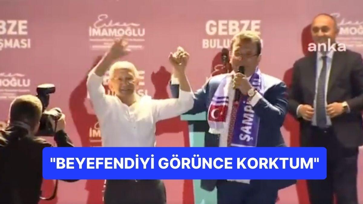 İmamoğlu, Kılıçdaroğlu'na Benzeyen Vatandaşı Sahneye Çıkardı