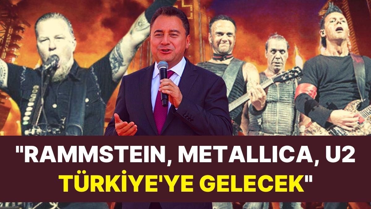 İzmir Buluşması'na Ali Babacan'ın Kelamları Damga Vurdu: “Madonna'yı, Metallica'yı, Rammstein'ı Ağırlayacağız”