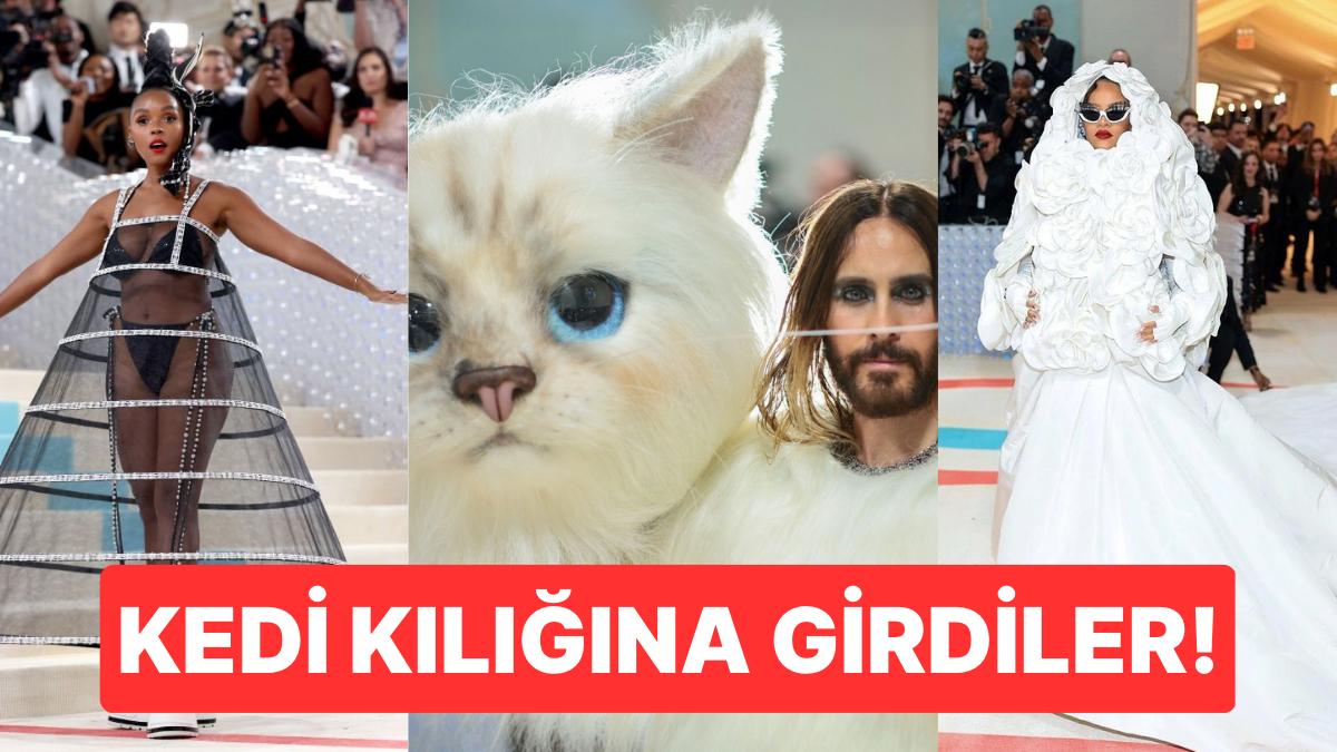 Kedi Kılığına Girenden Hamileliğini Açıklayana: Moda Geçidi Met Gala 2023'e Damgasını Vuran En İkonik Anlar