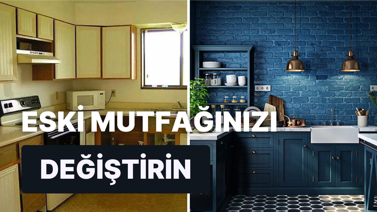 Kendimiz Yeniliyoruz! Eskiyen Mutfak Dolapları Nasıl Boyanır?