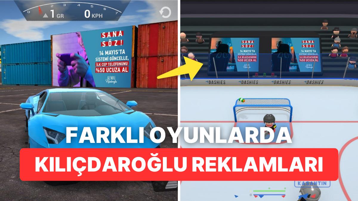 Kılıçdaroğlu'nun Nokta Atışı Reklamları Bu Sefer de Oyunların İçine Girdi