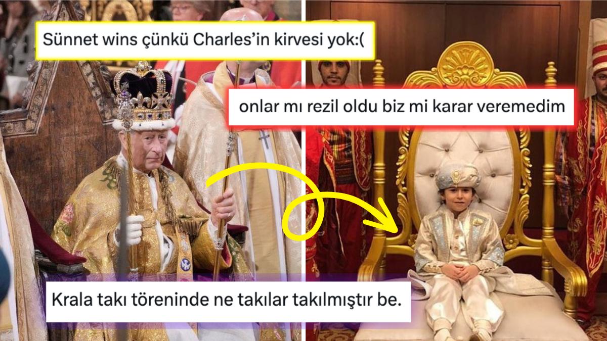 Kral Charles’ın Enteresan Taç Giyme Merasimini Bizim Sünnet Düğünlerimize Benzetten Adam Sizi Hayli Güldürecek!