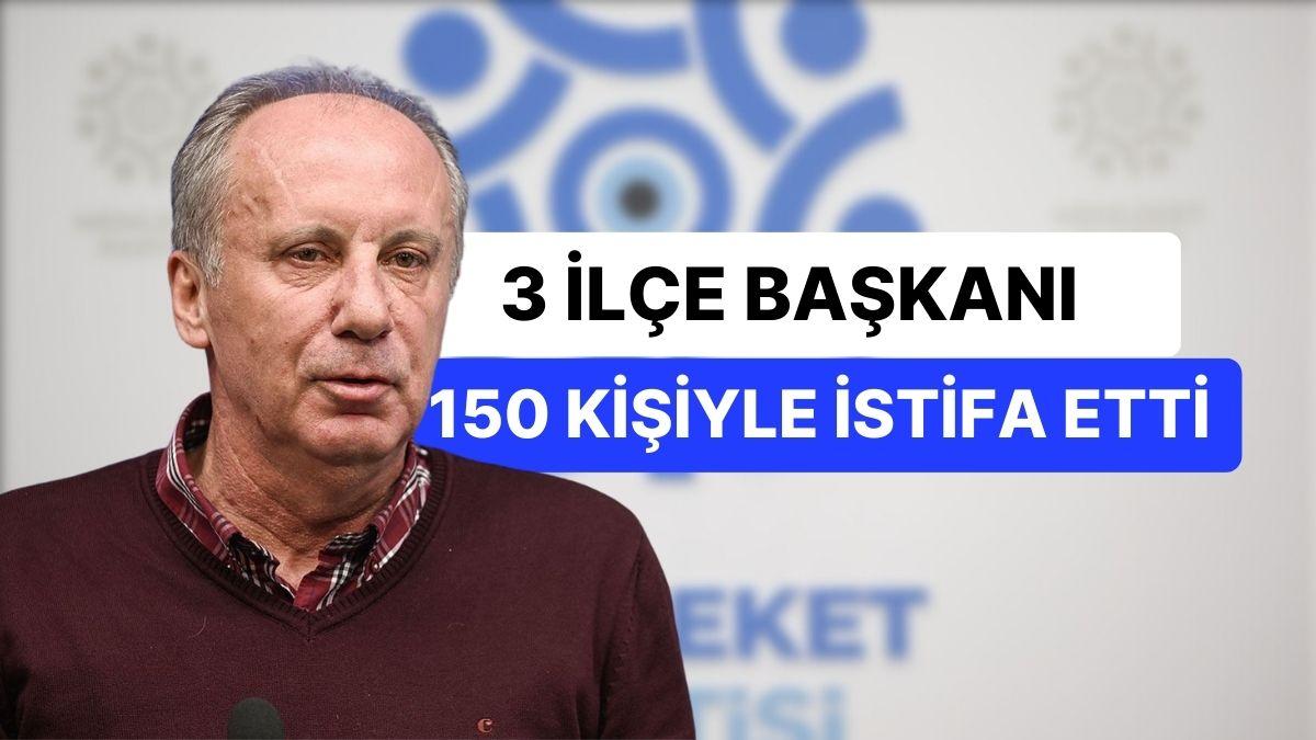 Memleket Partisi'nde İstifalar Devam Ediyor: 3 İlçe Lideri 150 Şahısla İstifa Etti