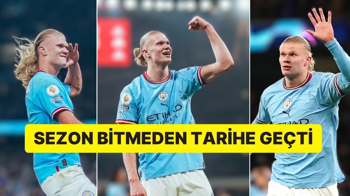 Premier Lig'in Tepesinde Artık O Var! Erling Haaland, Arsenal'e Attığı Golle Mohamed Salah'ı Geride Bıraktı