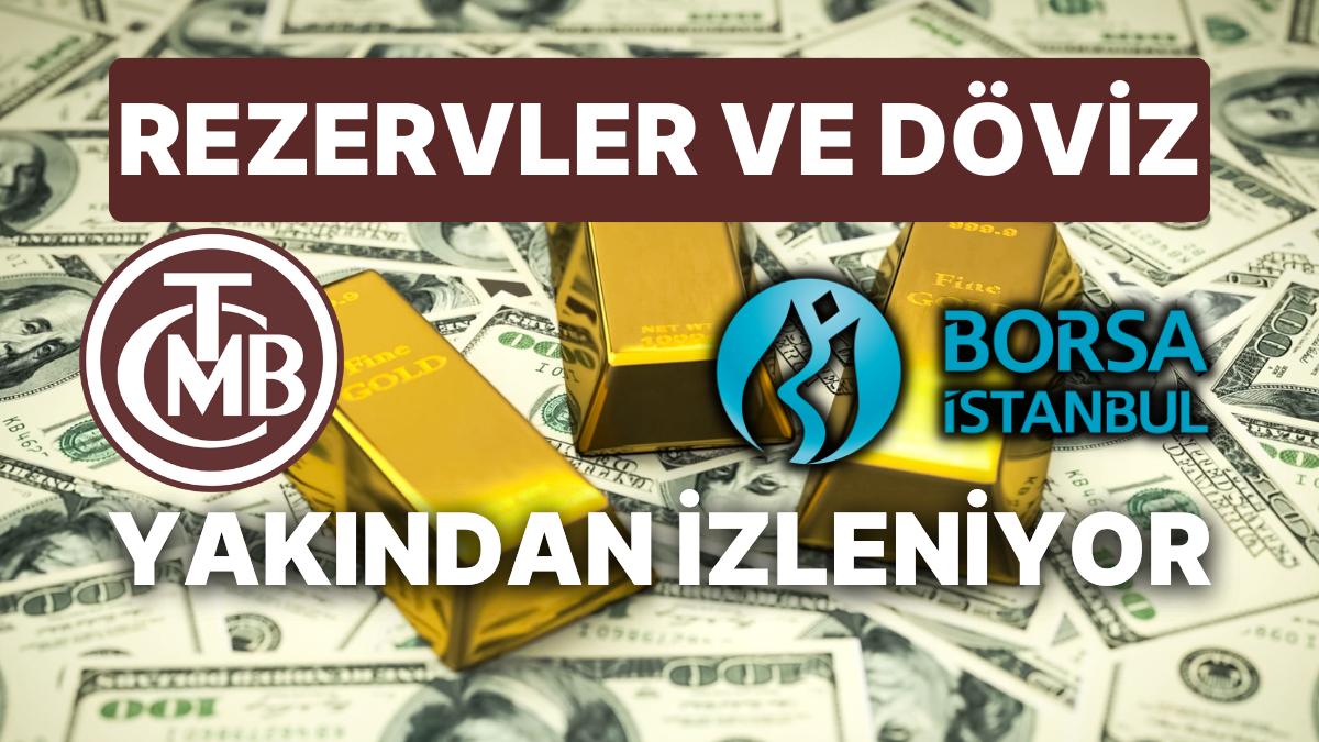 Seçime Gerçek Rezervlerde Azalış, Dövizde Artış Sürdü