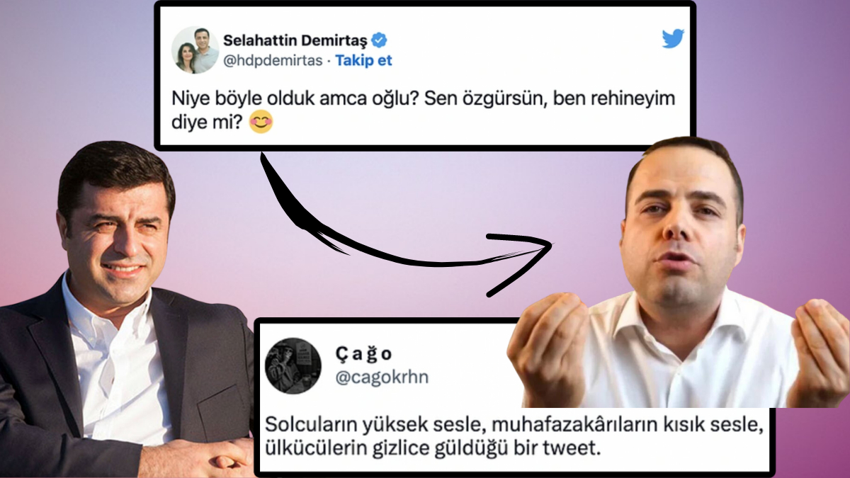 Selahattin Demirtaş'ın Özgür Demirtaş'a Yaptığı "Amca Oğlu" Latifesi Okunma Rekoru Kırınca Yansılar Gecikmedi