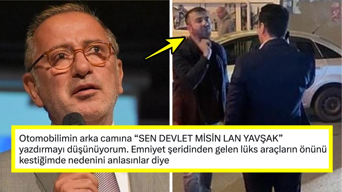 Taksicinin "Sen Devlet misin Lan?" Çıkışına Atıfta Bulunan Fatih Altaylı'nın Kelamları Gündem Oldu!