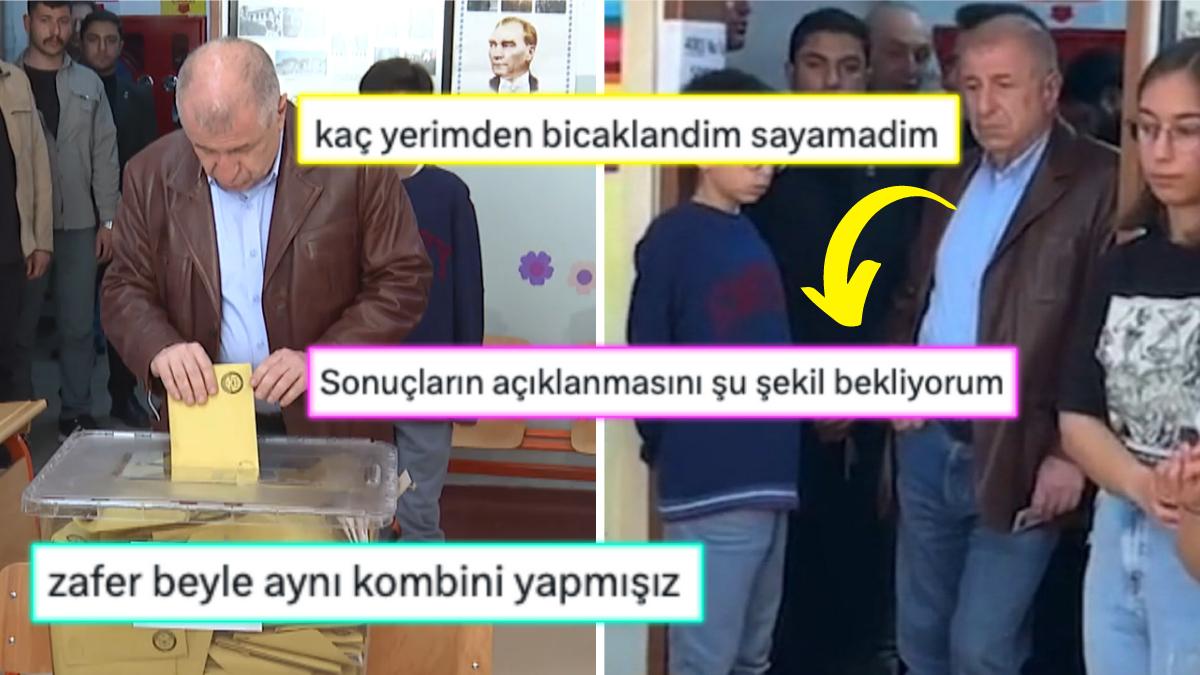 Ümit Özdağ'ın Sandık Önünde Uzaklara Daldığı Anlar Goygoycuların Eline Kötü Halde Düştü!