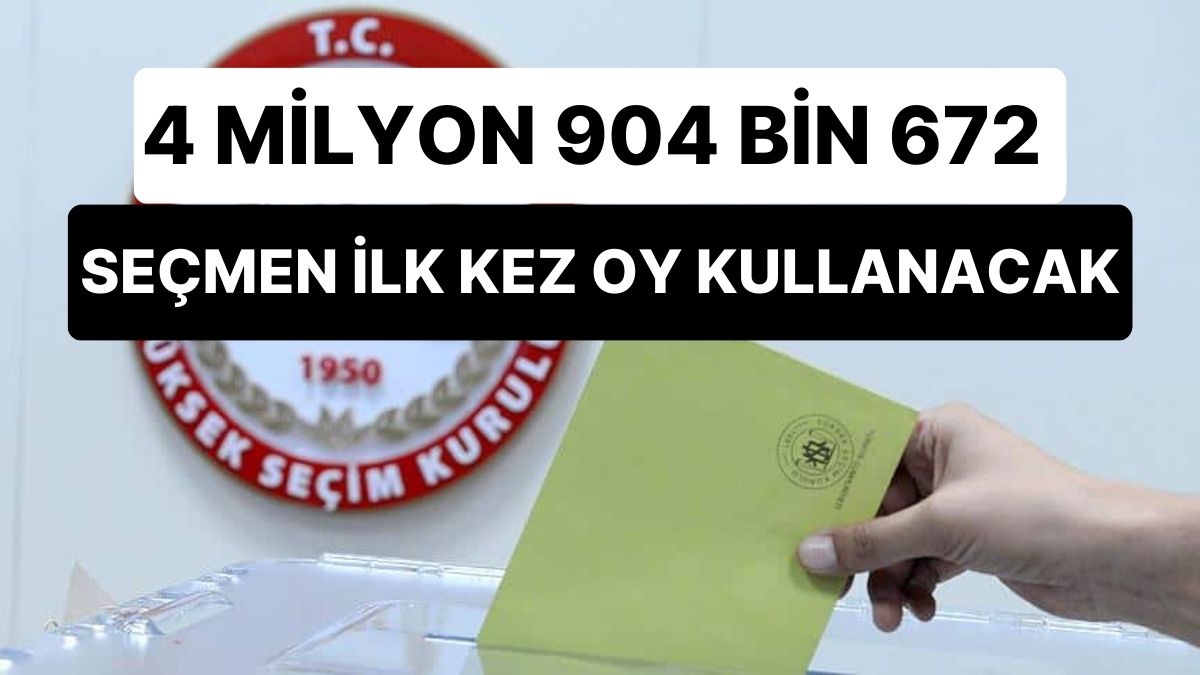 YSK Lideri Oy Kullanacak Seçmen Sayısını Açıkladı