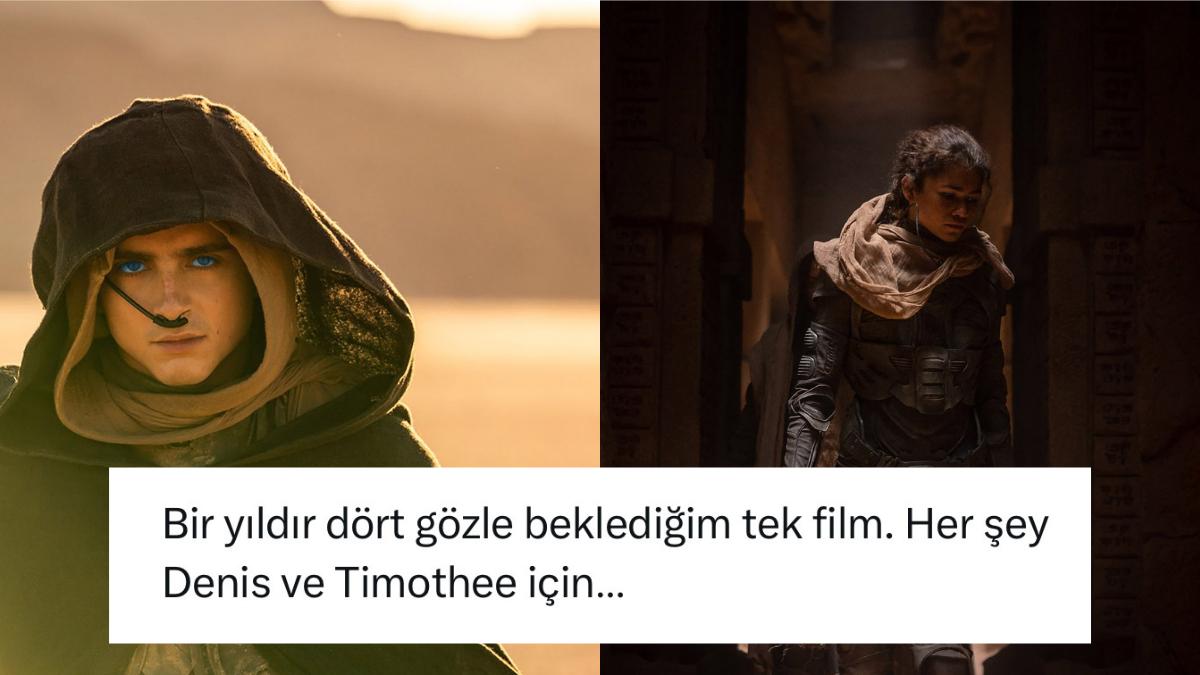 Zendaya ve Timothee Chalamet'in Başrol Olduğu Dune 2 Sinemasından Birinci Görseller ve Fragman Geldi!